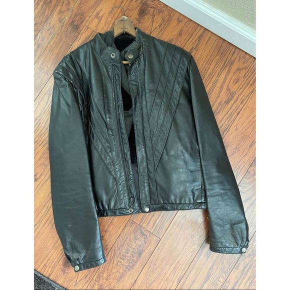 vintage casablanca leather jacket